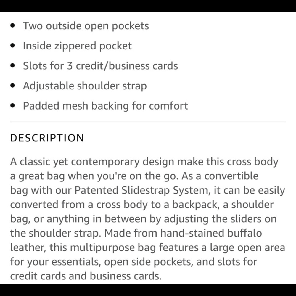 Jack Georges Convertible Back Pack - image 5